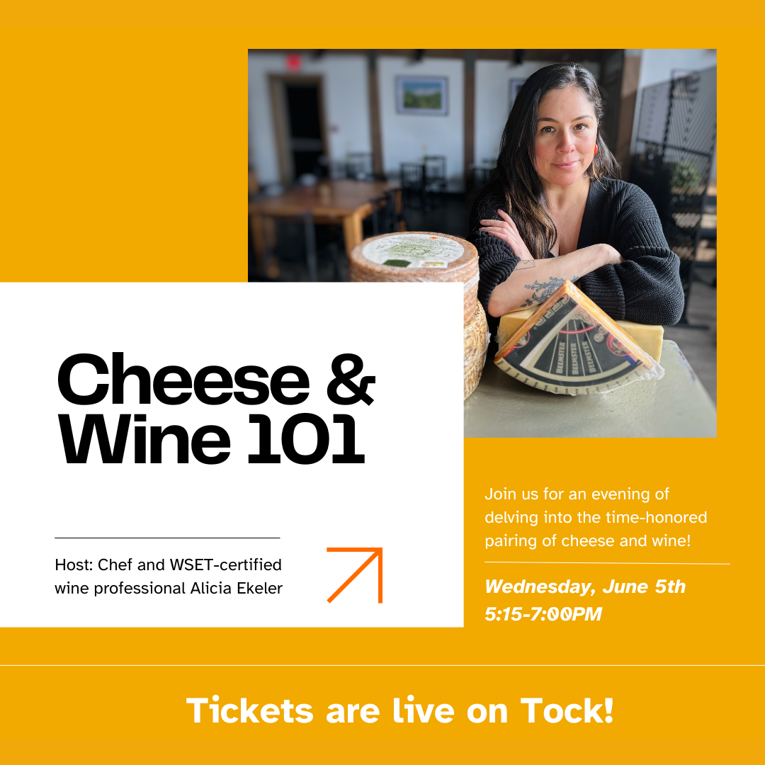 Cheese 101: Wine & Cheese Pairing