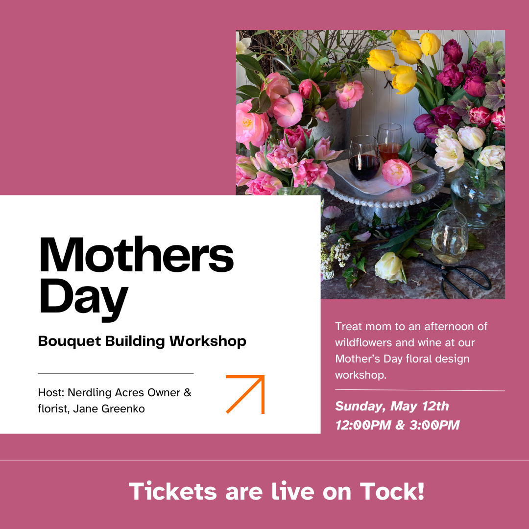 Mother’s Day Wildflower & Wine Workshop